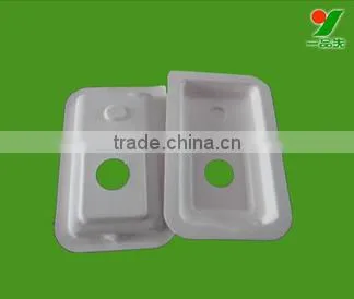 Biodegradable customize sugar cane packaging for phone cases serving trays