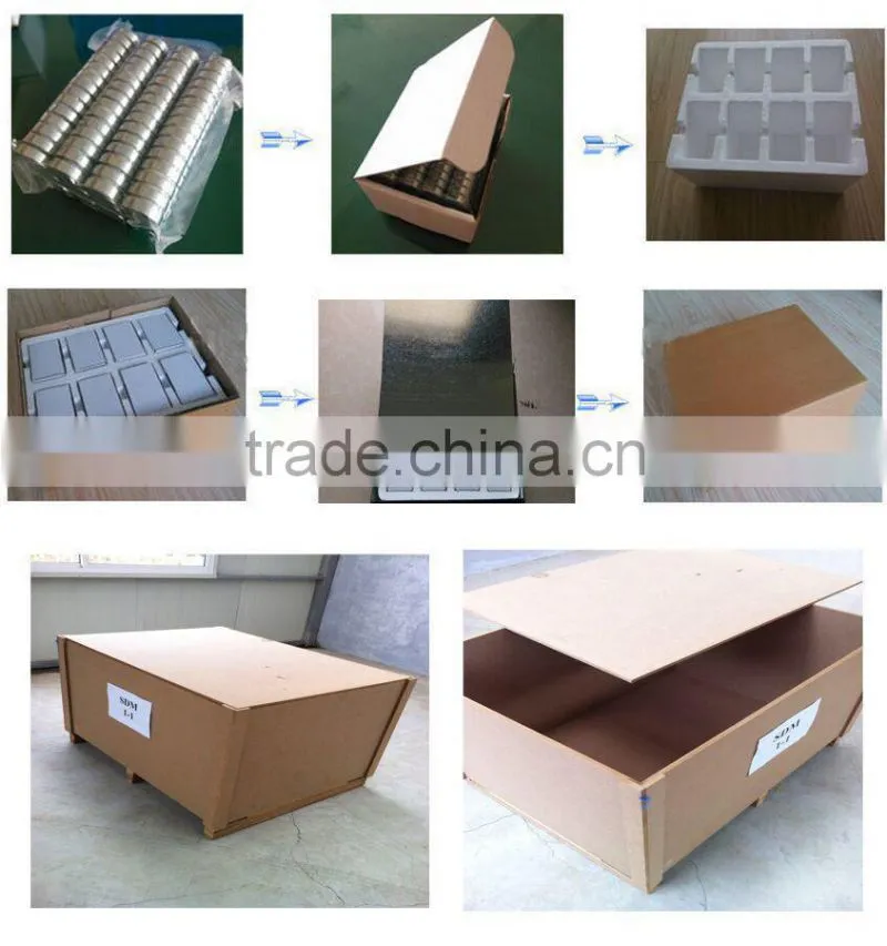 customized permanent magnetics rare earth alnico3 water meter magnet