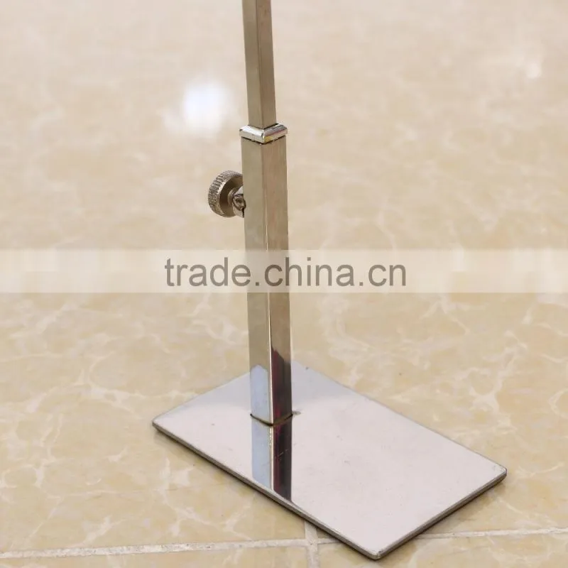 Luxury metal shoe display stand for shop