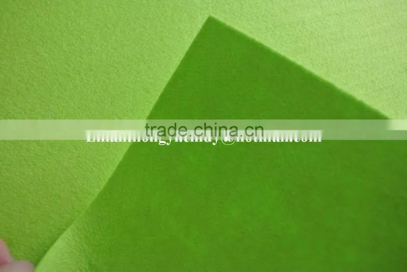 Green color needle punched nonwoven fabric super water absorbent floor mop cloth