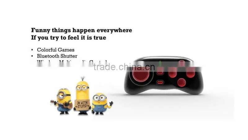 2016 New mini bluetooth multi-functional mobile phone joystick game remote controller for giveaway gift