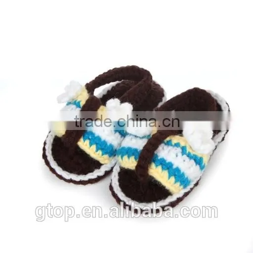 Wholesale Baby Handmade Crochet Shoes Supplier for 1-10 months old S-0039