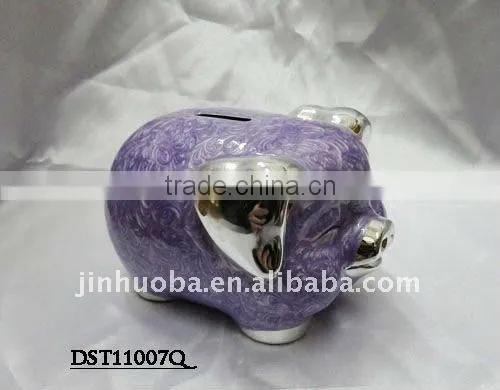 Hotsell Custom Ceramic Chicken coin box JHBDST11102W