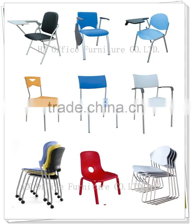 Cheap fashion metal legs plastic chair (HX-5CH084)