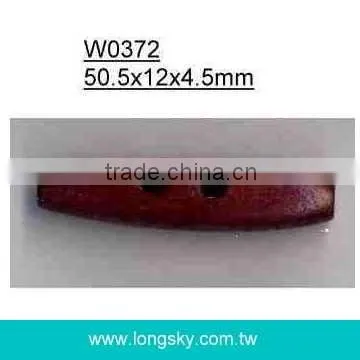 (#W0373) fashion one hole wooden toggle for winter coat