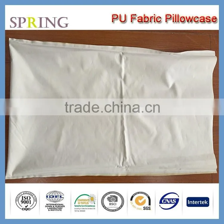 PU coated fabric waterproof pillow shell heat-seam for hospital