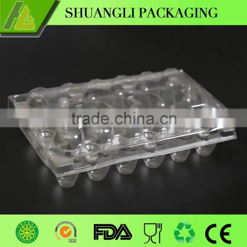 Custom clear transparent cheap plastic quail egg tray