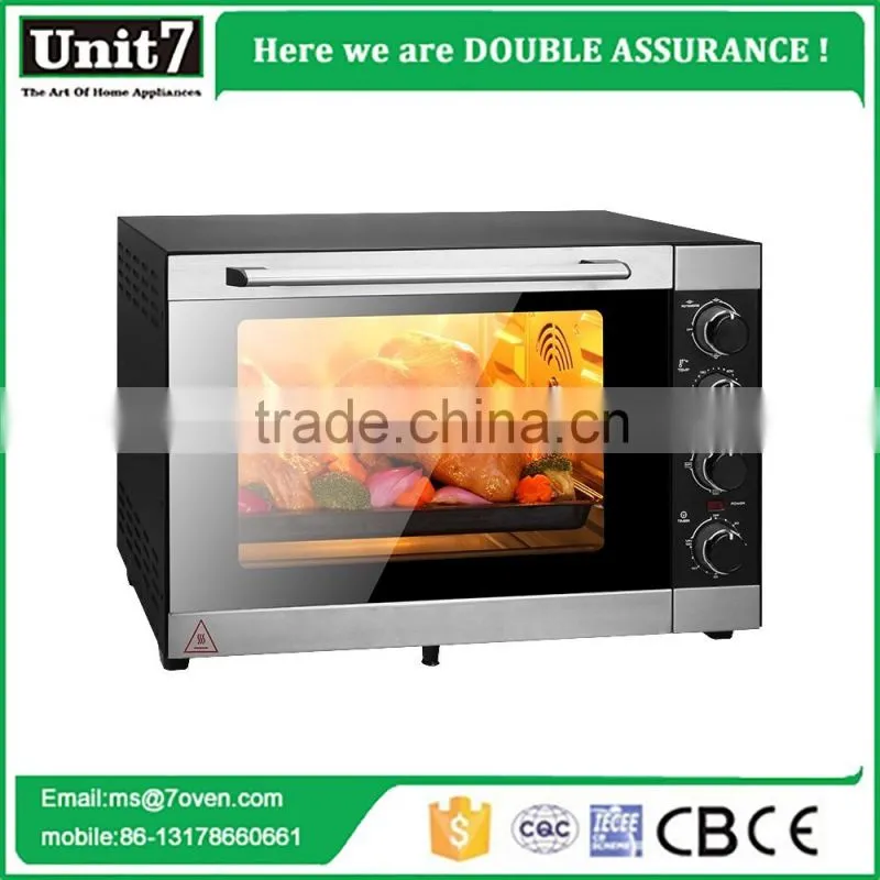 High quality tempered glass door electric large bakery oven electric oven for home