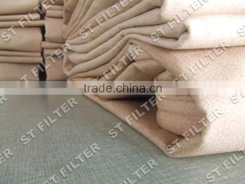 PE+Aramide Synthetic fiber with fiberglass filter bag