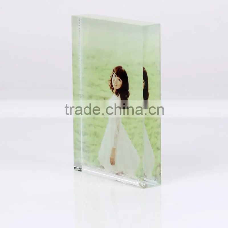 High quality crystal photo frame for sublimation printing