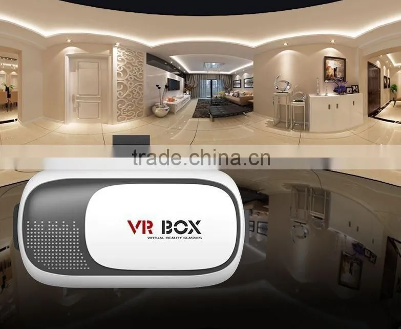 2016 High quality OEM customized logo virtual reality 3d glasses portable VR BOX