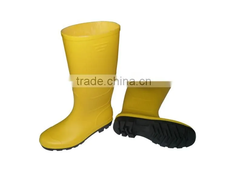 green pvc rain shoes without steel toe,wellington boots