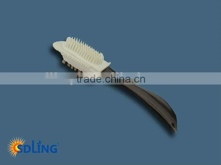 two ends rubber shoe brush