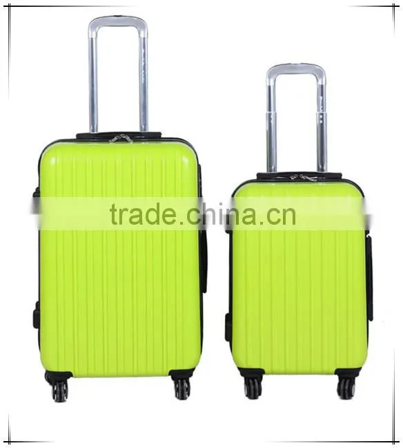 four wheels lightweight abs trolley travel lugggage bag/travel luggage