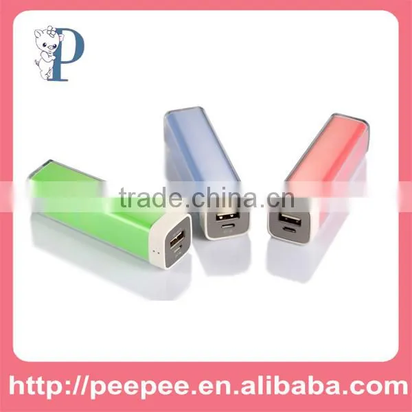 new electrical gift mobile power bank 2600mah for smartphone