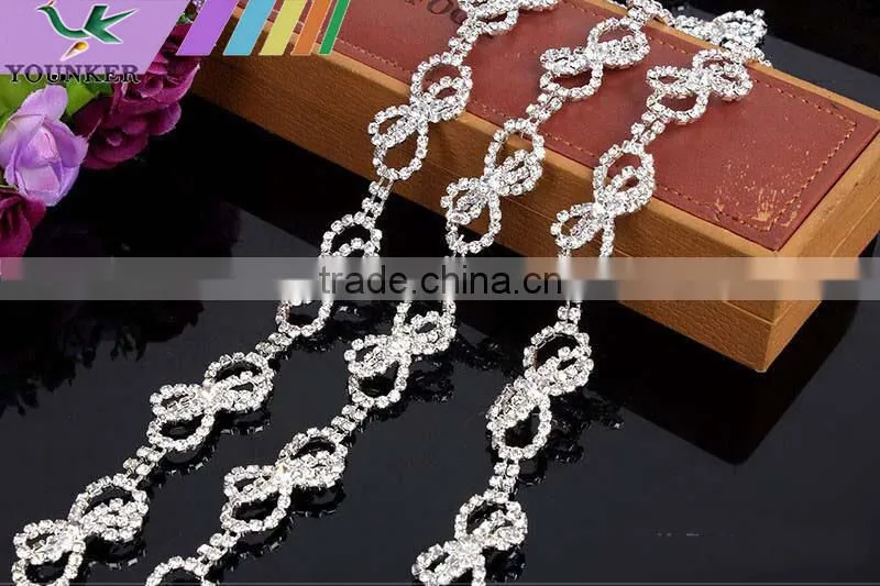 Bling Bling Fashion latest Fancy Rhinestone Cup Chian For Garments,bags,shoes decorations YSC21