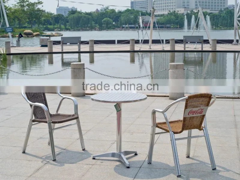 Rectangular mental coffee shop dining bar table YT3