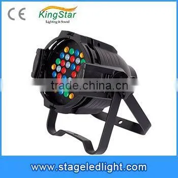 Outdoor 36pcs 3W RGBWA UV 5 IN 1 Stage LED flat Par Can Light (R12/G12/B12) for Christmas Party KTV Bar Club Show Show Favor