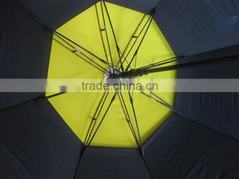 windproof MTN promotional golf umbrella with customized print