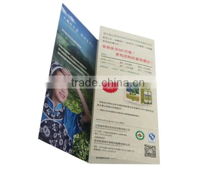 Cheap advertising flyer, leaflet, folding printing