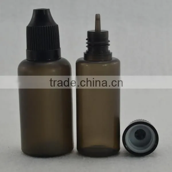 50 ml soft squeeze pe black dropper bottle for smoke oil