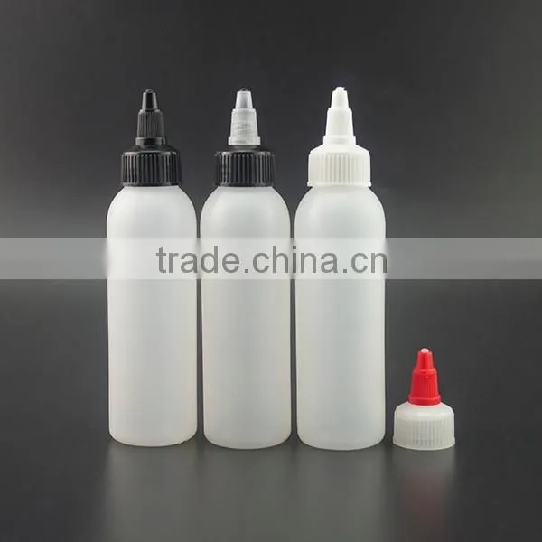 Hot sales LDPE e liquid 30ml empty plastic bottle with twist cap