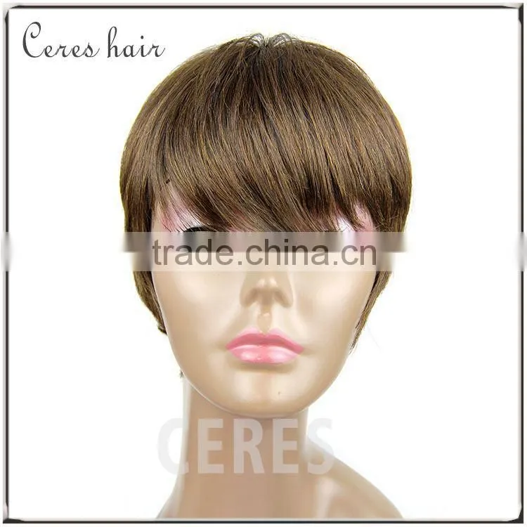 Silky Straight European Virgin Human Hair Lace front Wigs Blond 613 Lace Wig