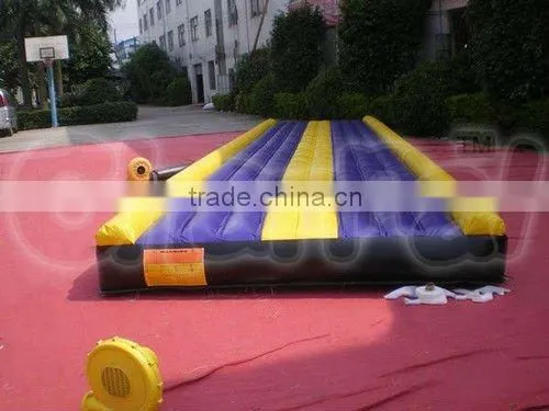 inflatable air tumble track for gym