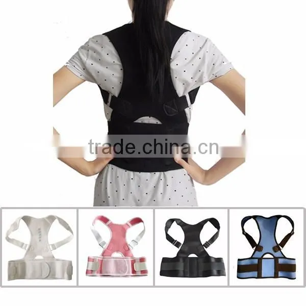 magnetic lumbar support back spine corrector