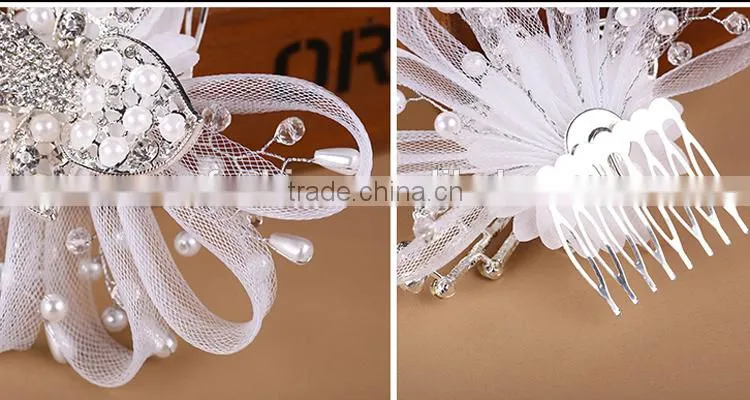 manufacturer pearl bridal hair comb, wedding hair comb