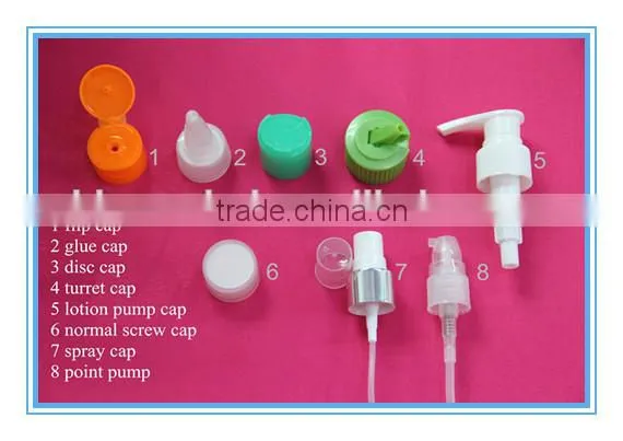 pink color 30ml and 120ml colored pet bottle with twist cap