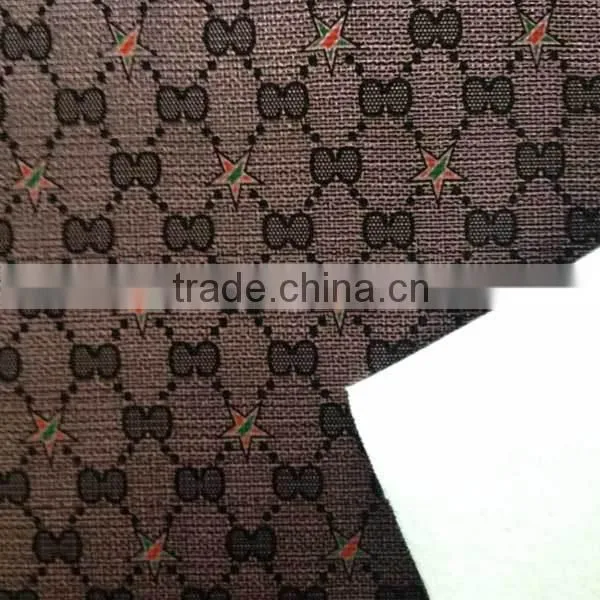 genuine leather fabric pu synthetic leather for bags faux leather embossed fabric