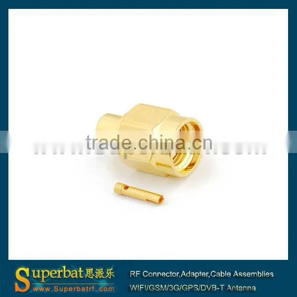 sma rf connector solder for RG405.086" cable