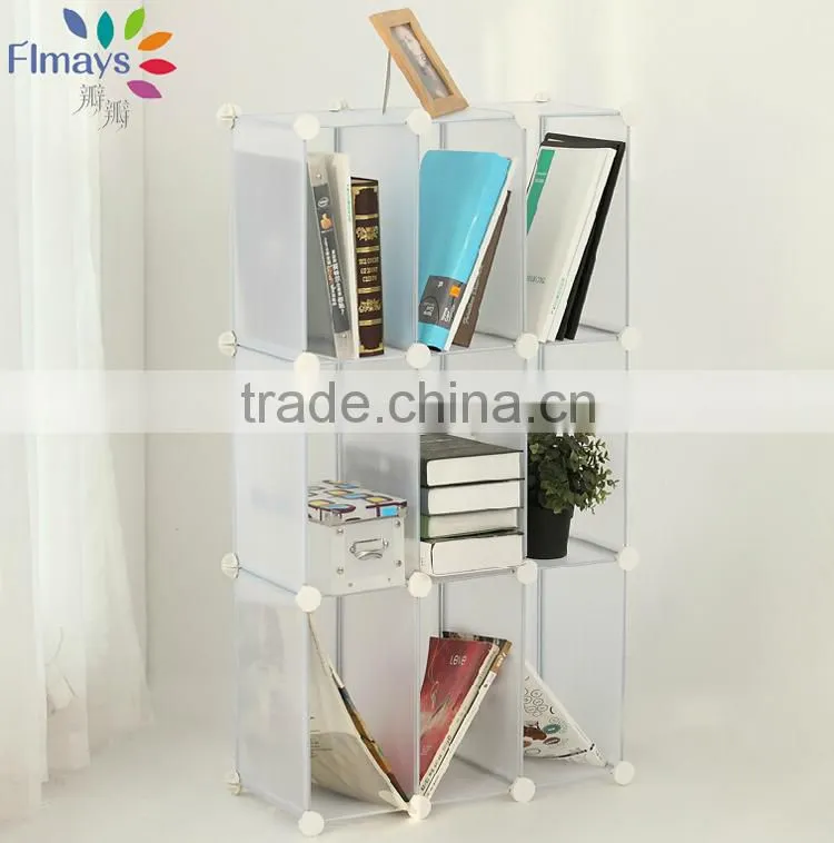 creative plastic book storage racks ,DIY household storage racks