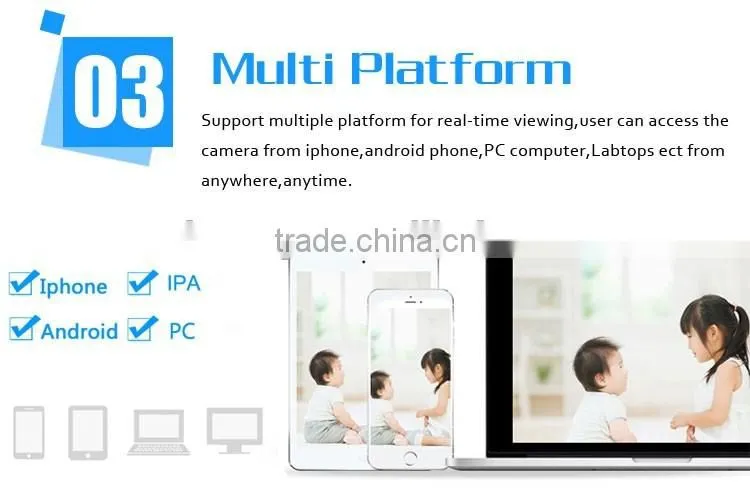 Indoor smart home Special Features and NetWork Technology wifi ip camera