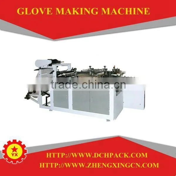 PE material hand gloves making machine price