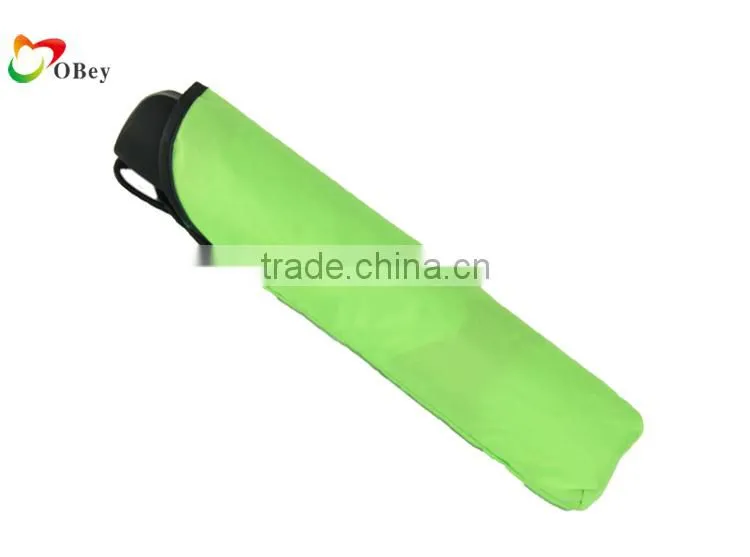 Men Women 3 Folding Windproof Anti UV Rain/Sun Umbrella