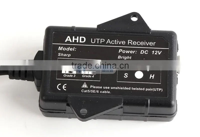1080P AHD Camera Video Receiver UTP Network Power CAT 5e,CAT 6 TO Camera CCTV BNC Support MAX 450M