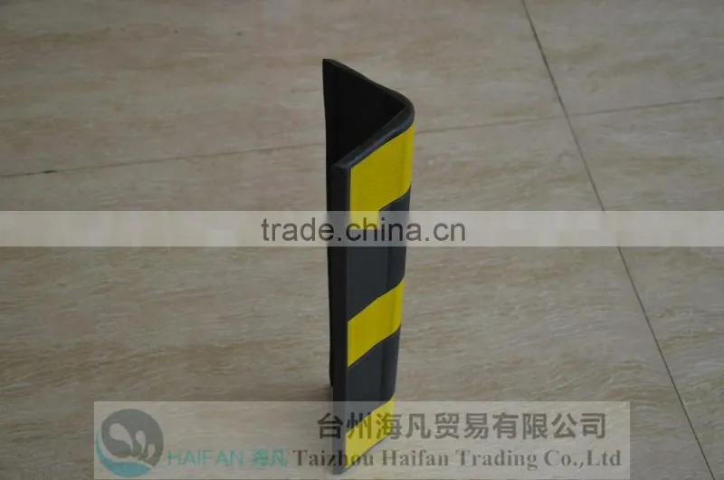 600mm EVA colorful round corner guard reflective for parking safety/Good quality round EVA plastic corner protector for garage