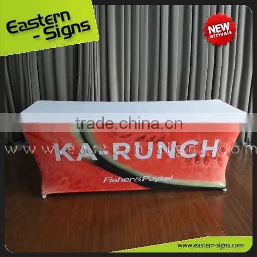 Eastern Signs Custom Company Logo Printed Pvc Decorative Table Cloth