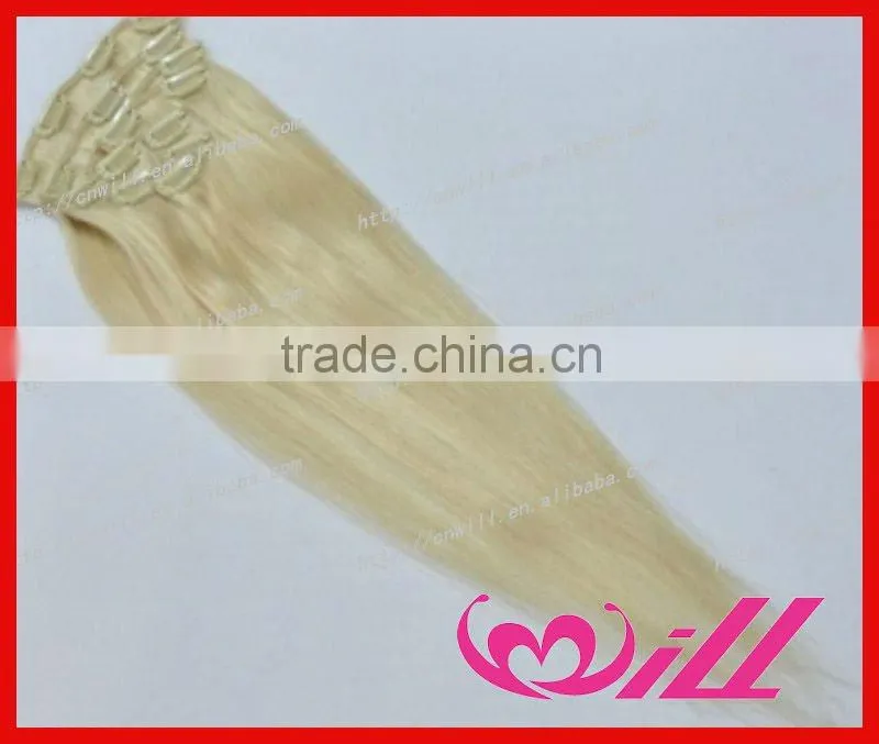 24 inch clip on hair extension clip on indian hair extensions