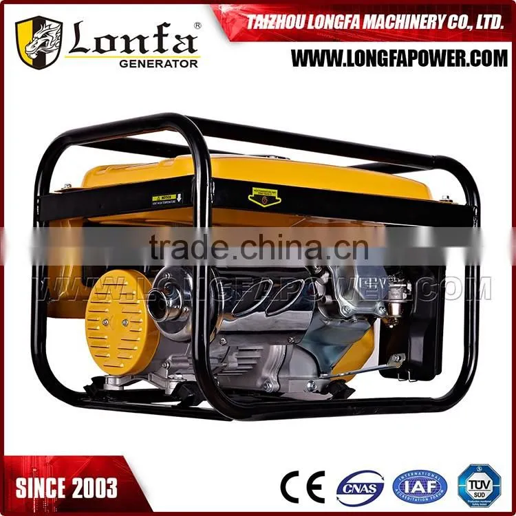 LongFa Taizhou China Petrol Generator Portable Generator 3KW Electric Start