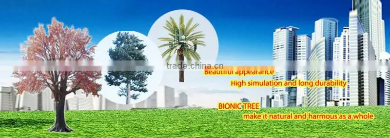 Bionic palm tree telecommunication tower / Camouflaged palm tree tower