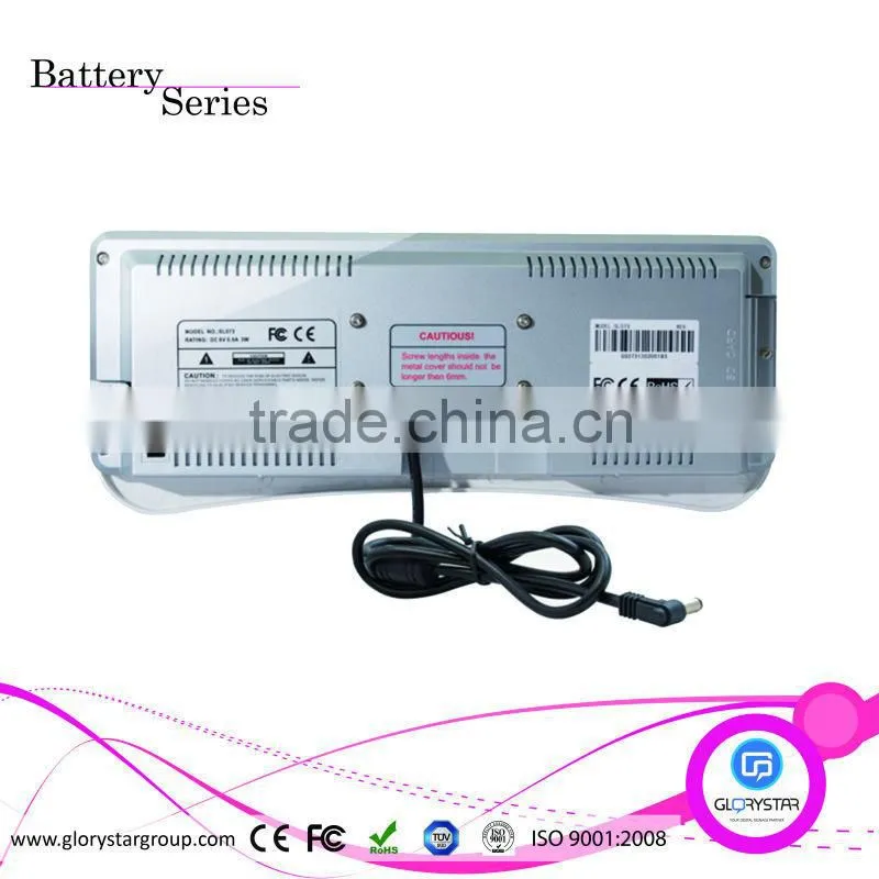 7" inch digital signage monitor push button displayer