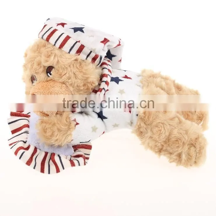 2016 New design sleeping teddy bear toy