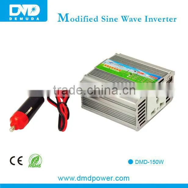 The most popular cup shape car power inverter 150w dc12v-ac220v