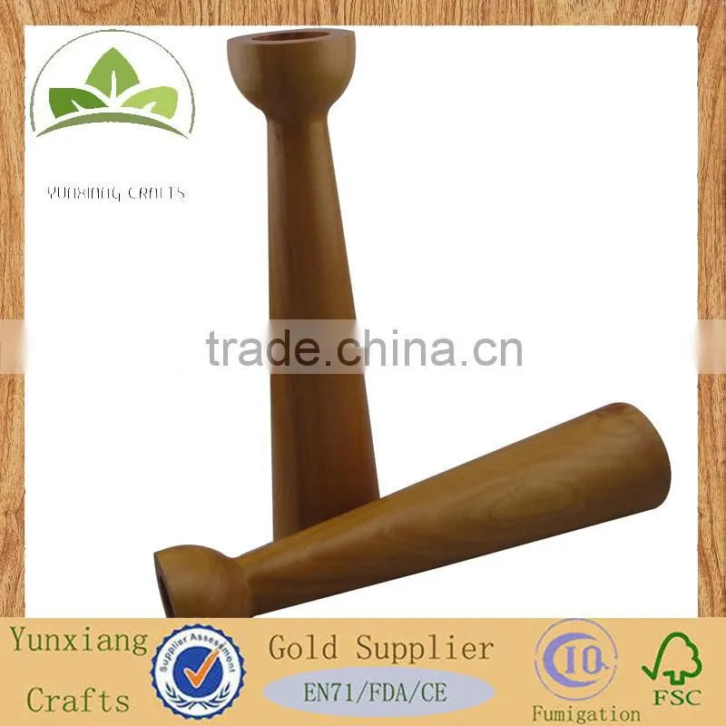 real natural wood holder candle holder