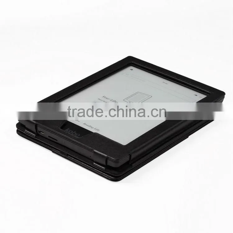 Stand Leather cover case for Kobo Aura HD 6.8" eBook reader