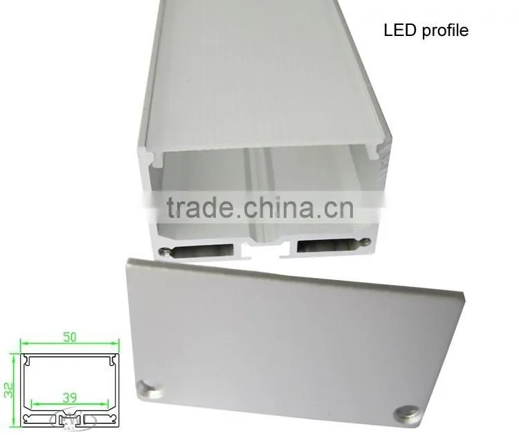 2015 Factory quality customized length aluminium led profile for ceiling