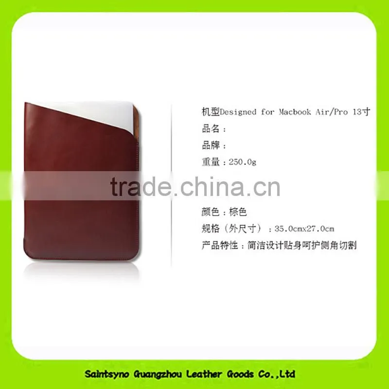 15059 High end Eco-friendly genuine leather case for ipad 2 4 mini 4 air 2 at factory price